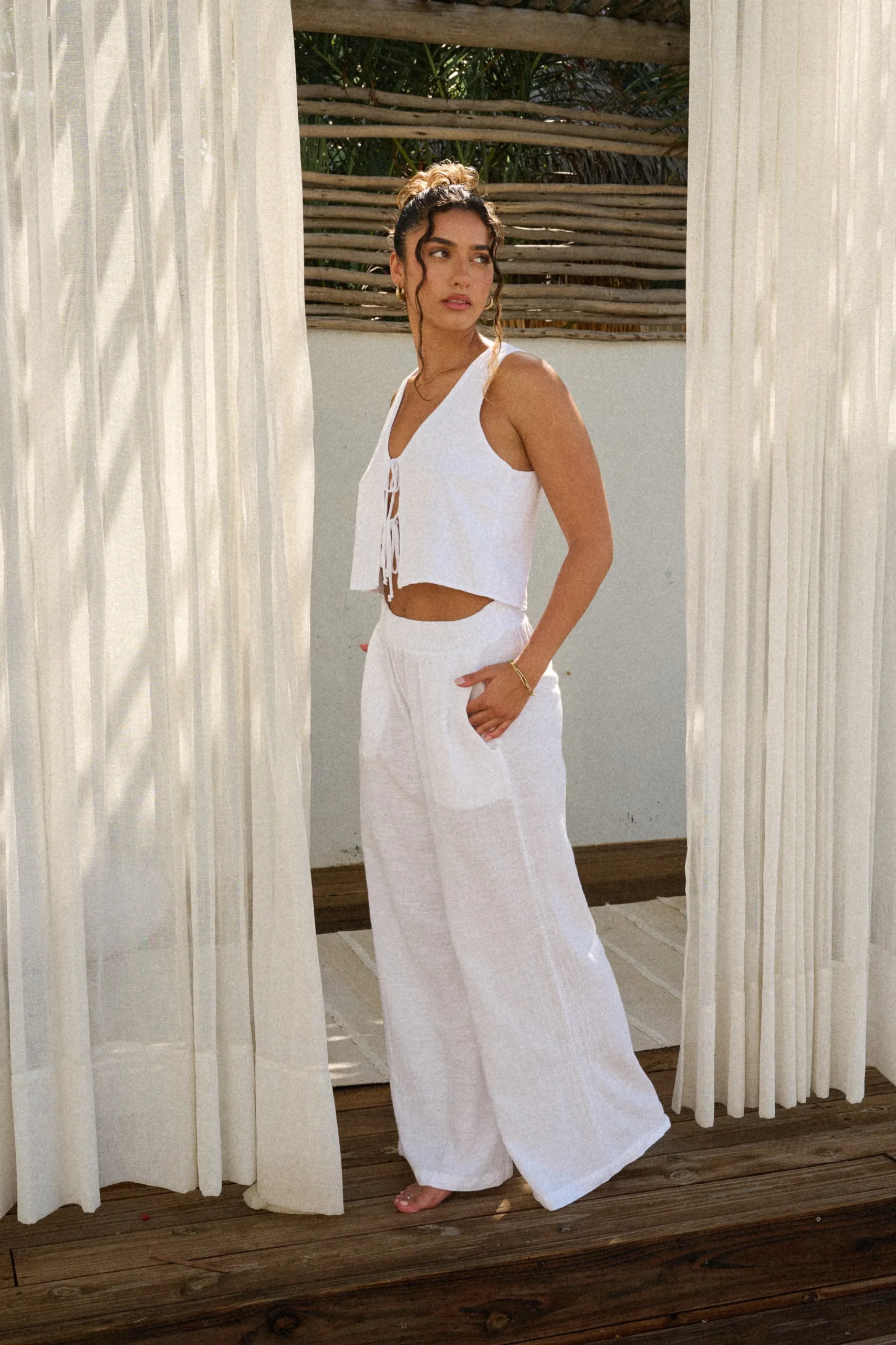 Amara Vest|Blanco By Nature Best