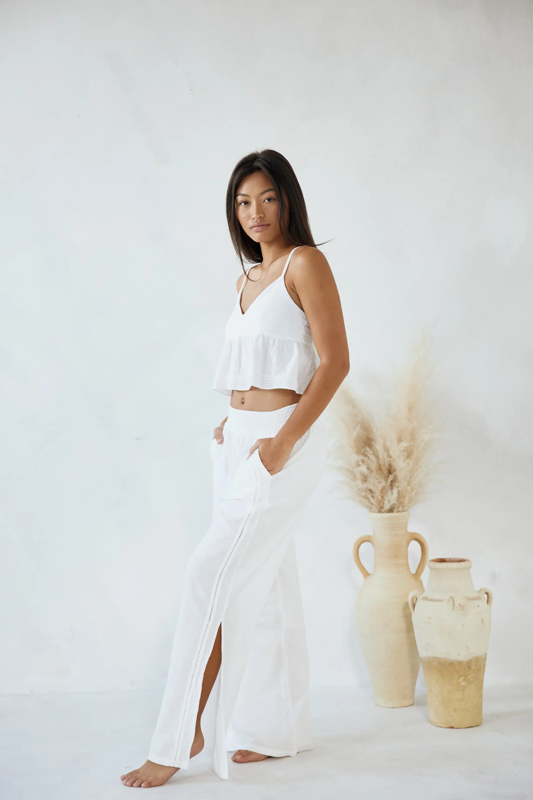 Aria Pant|Blanco By Nature New