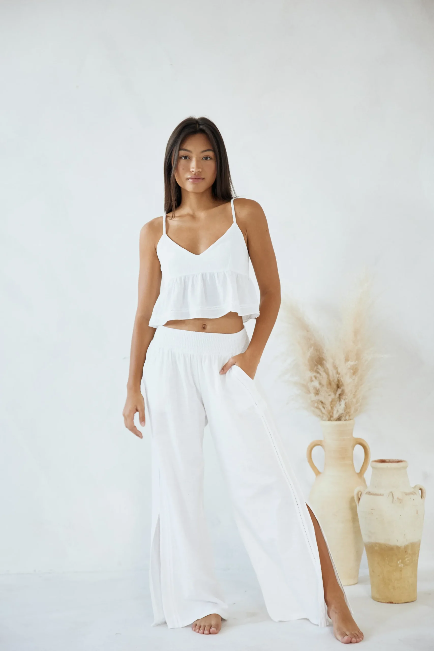 Aria Pant|Blanco By Nature New