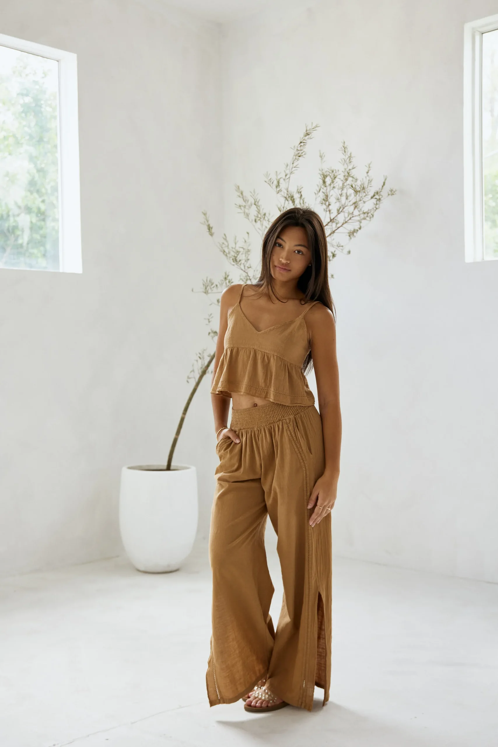 Aria Pant|Blanco By Nature New