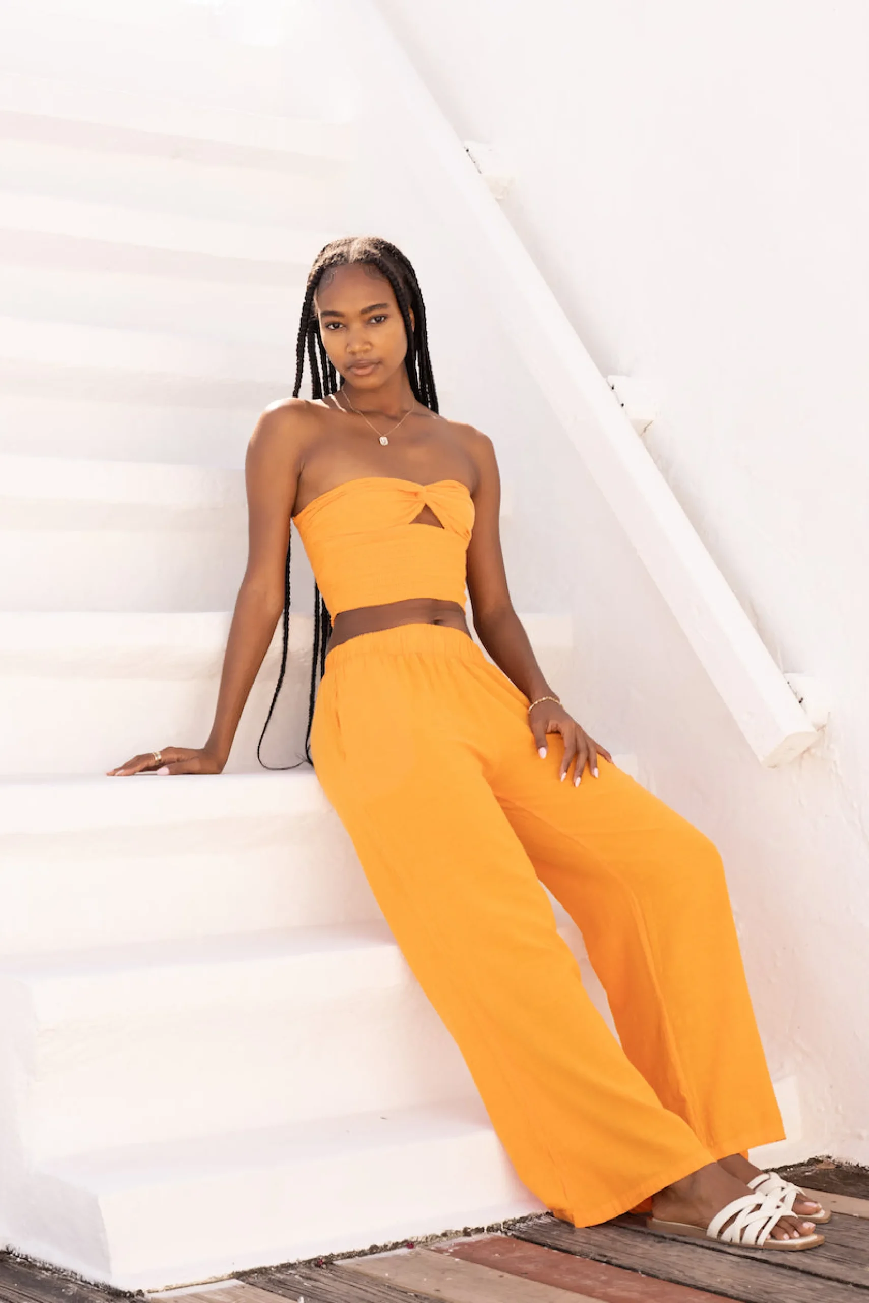 Azure Pant|Blanco By Nature Hot