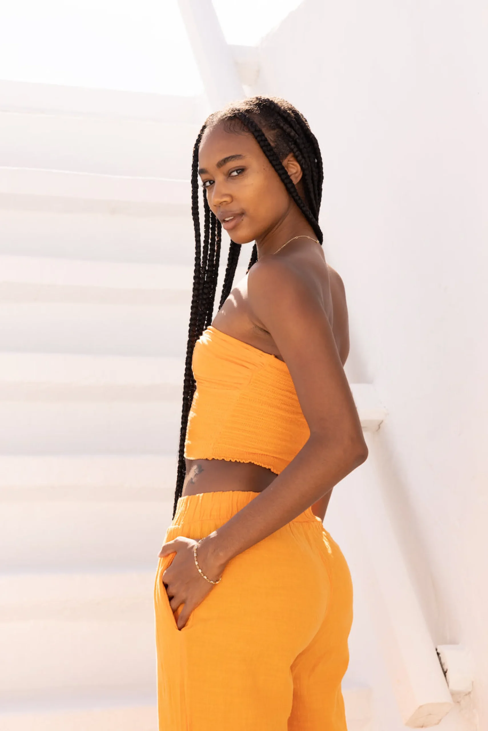 Azure Pant|Blanco By Nature Hot