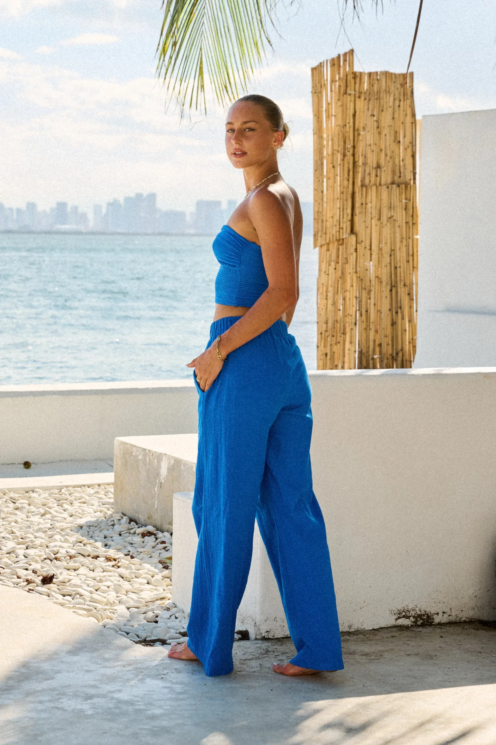 Azure Pant|Blanco By Nature Hot