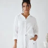 Boyfriend Shirt|Blanco By Nature Discount