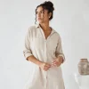 Cabana Shirt Dress|Blanco By Nature Clearance