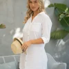 Cabana Shirt Dress|Blanco By Nature Clearance
