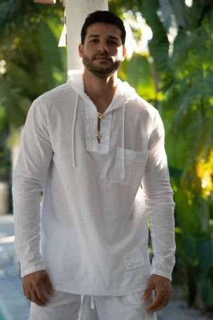 Cannon Coconut Pullover Top|Blanco By Nature Discount