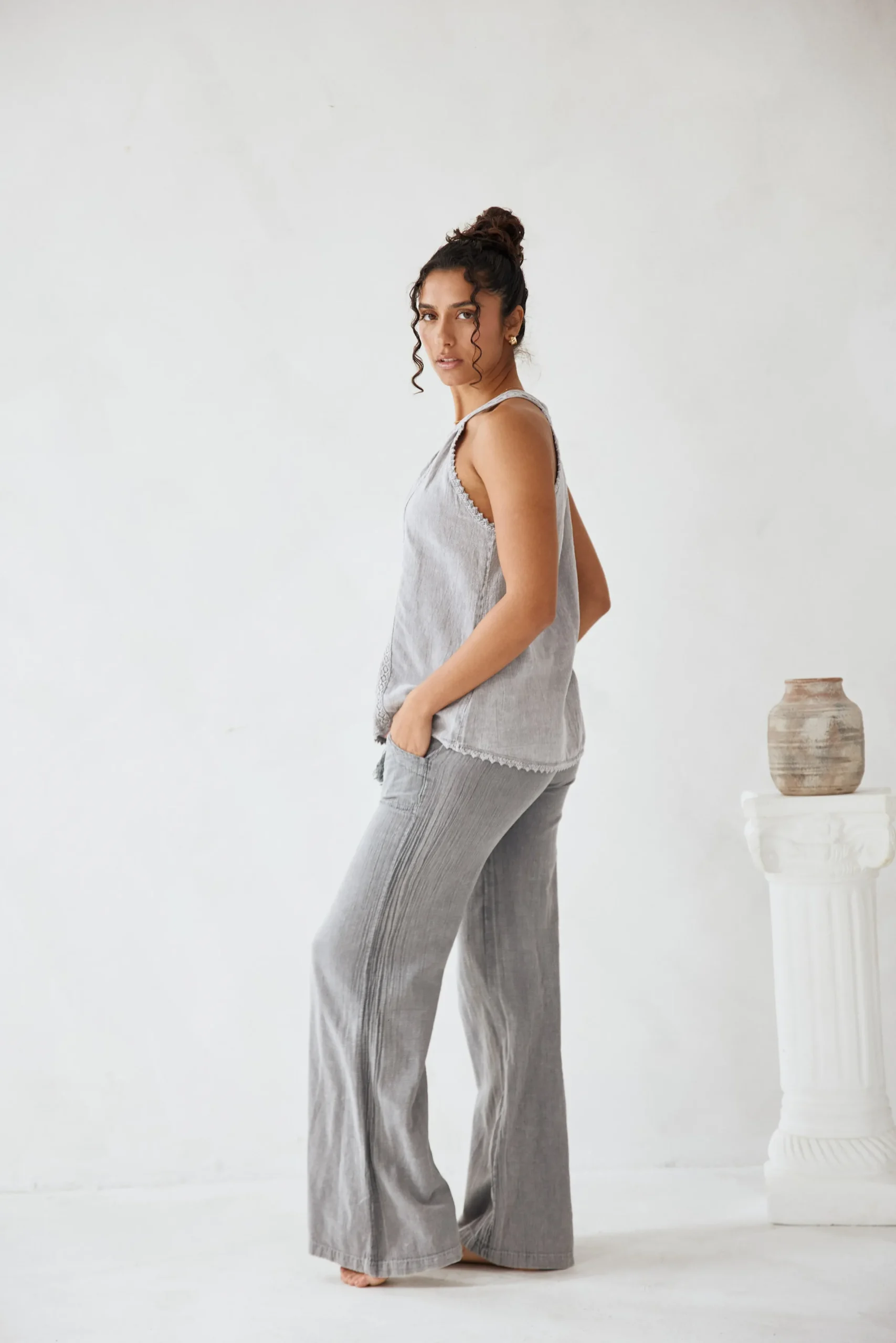 Dasha Pant|Blanco By Nature New