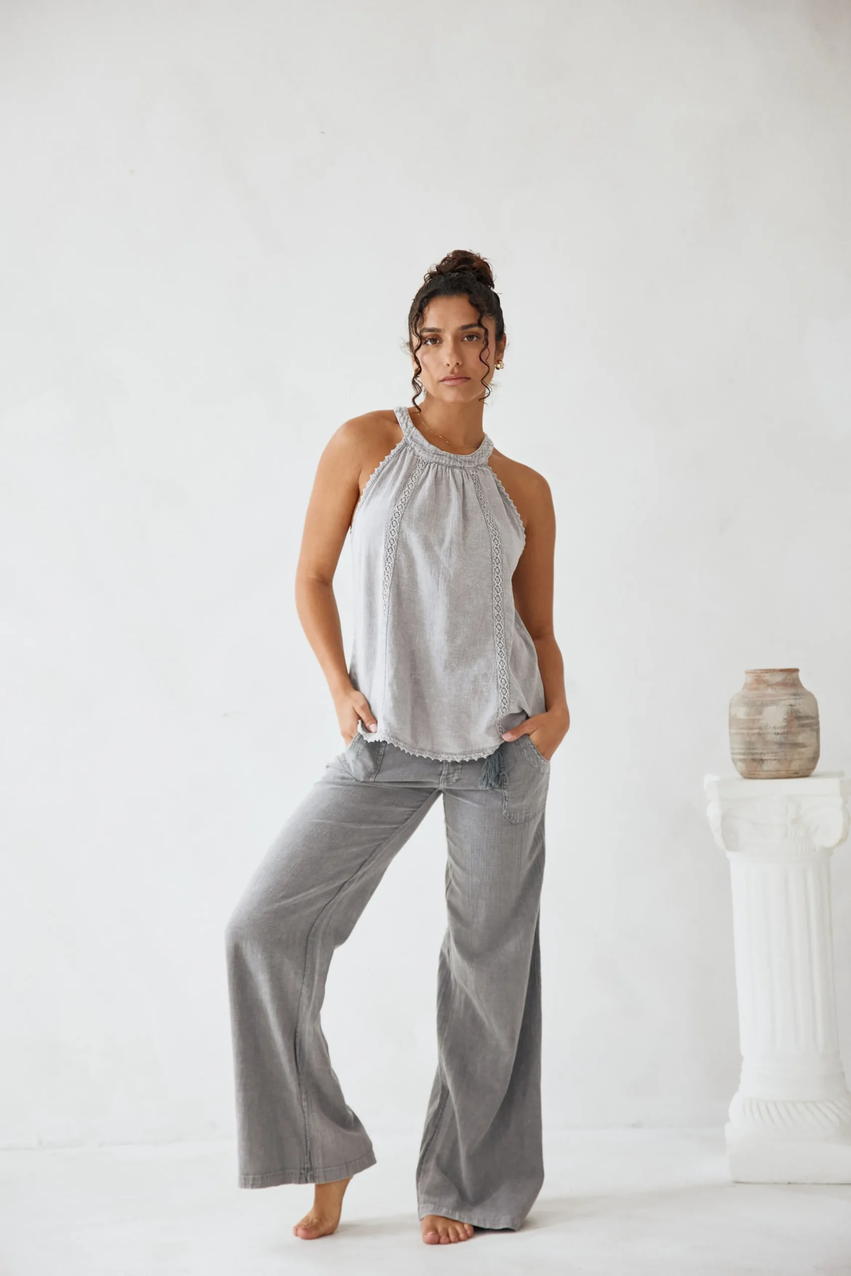Dasha Pant|Blanco By Nature New