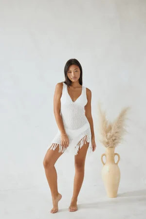 Emilia Cover Up|Blanco By Nature New