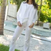 Isa Blazer|Blanco By Nature Sale