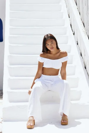 Kori Crop Top|Blanco By Nature Outlet