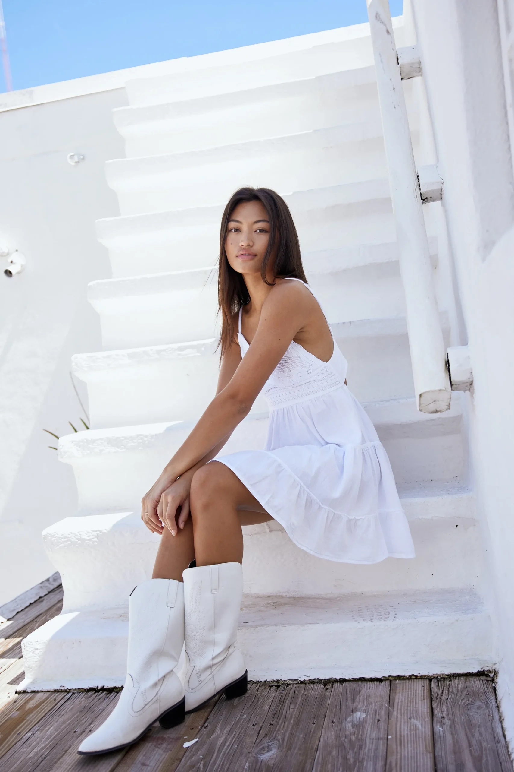 Mia Dress|Blanco By Nature Sale