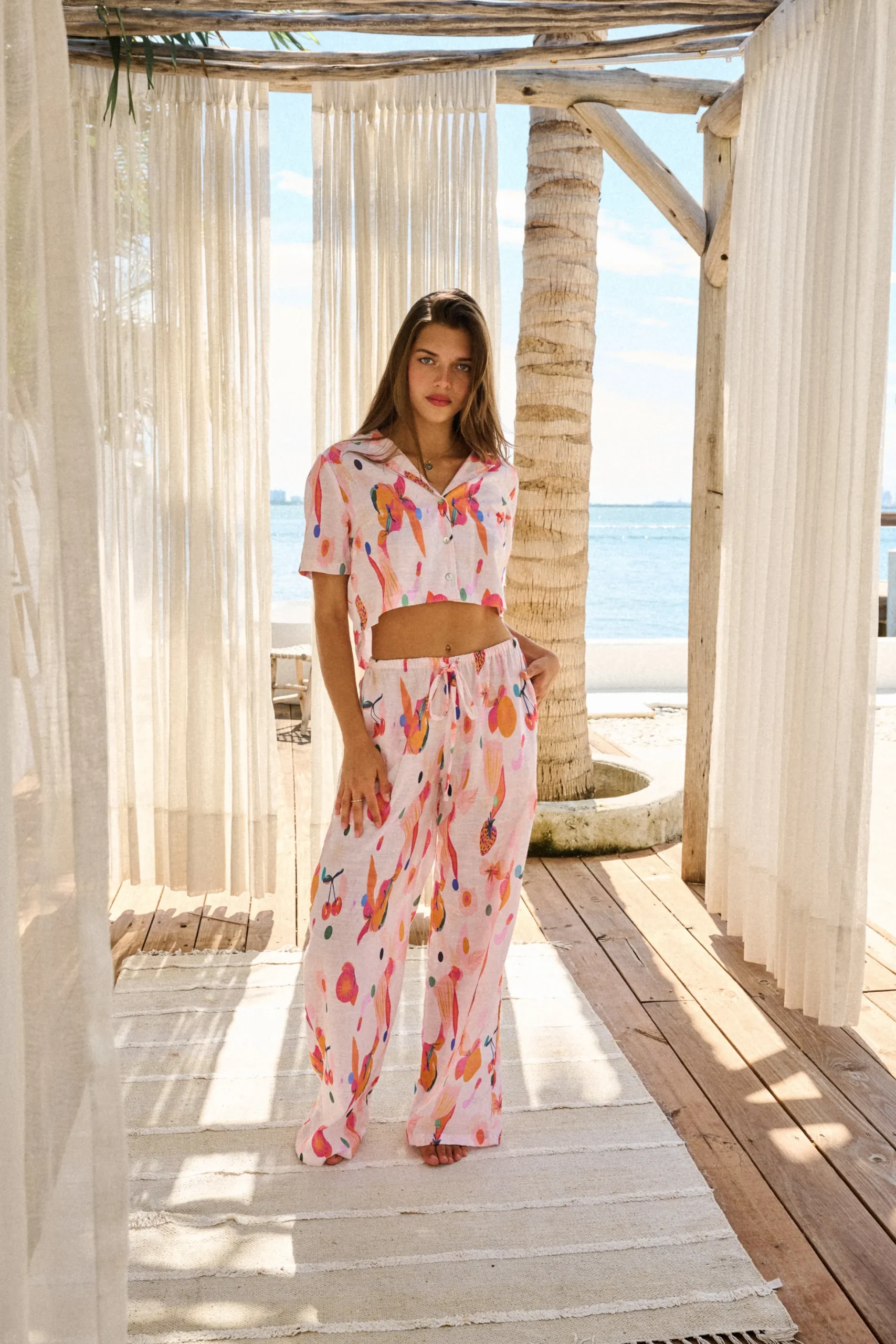 Rexa Crop Blazer|Blanco By Nature Discount