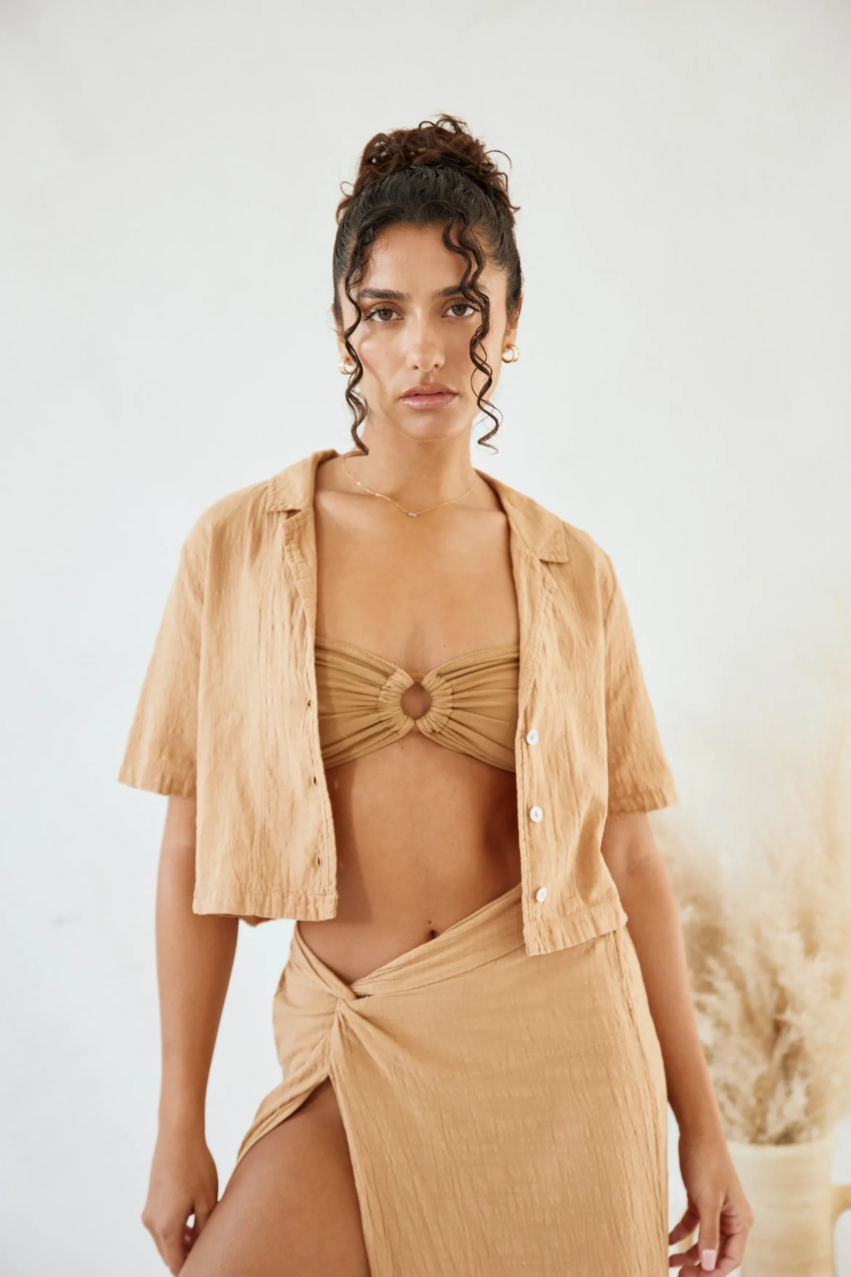 Rexa Crop Blazer|Blanco By Nature Discount