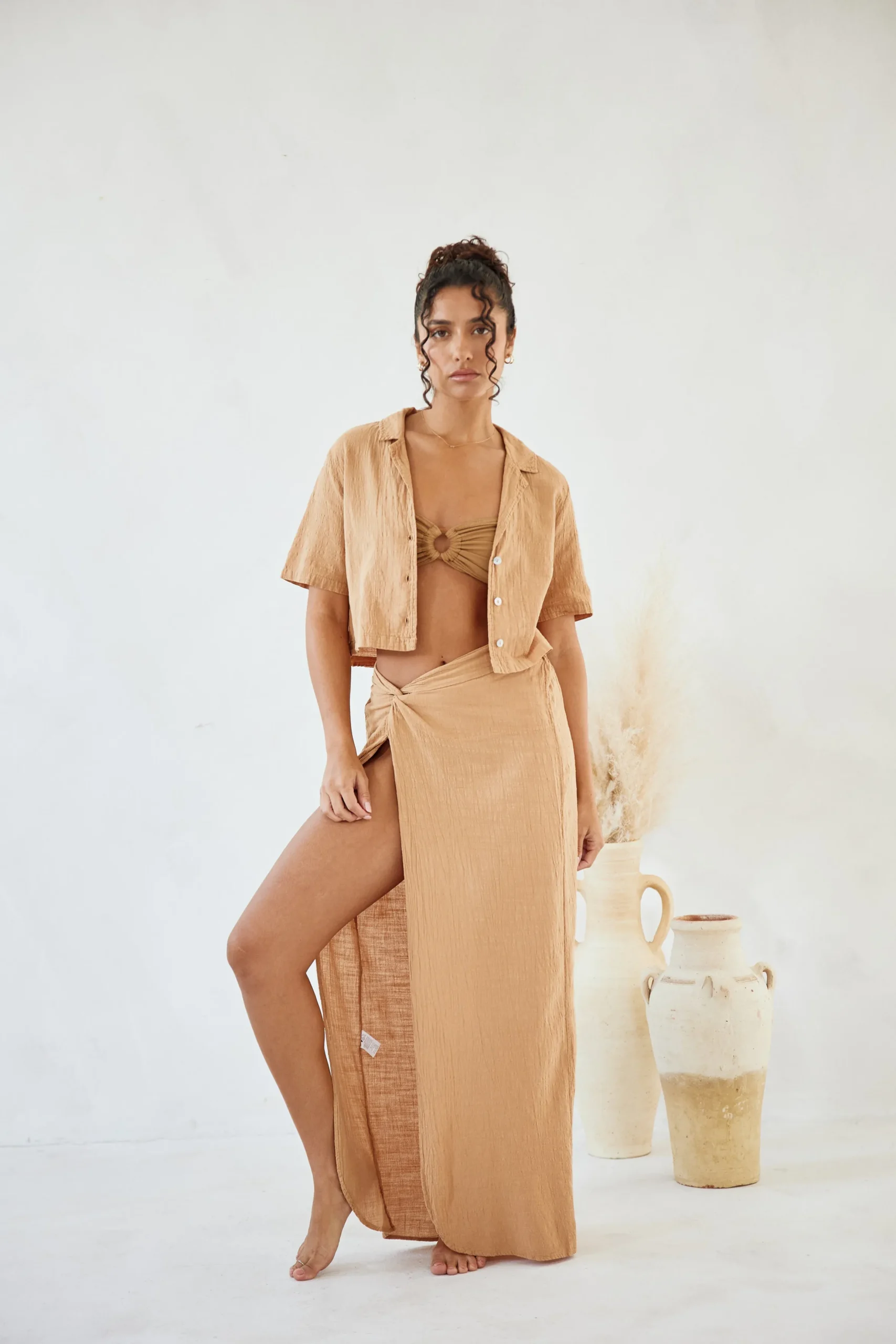 Rexa Crop Blazer|Blanco By Nature Discount