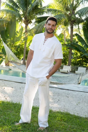 Vero Classic Lace Shirt|Blanco By Nature Fashion