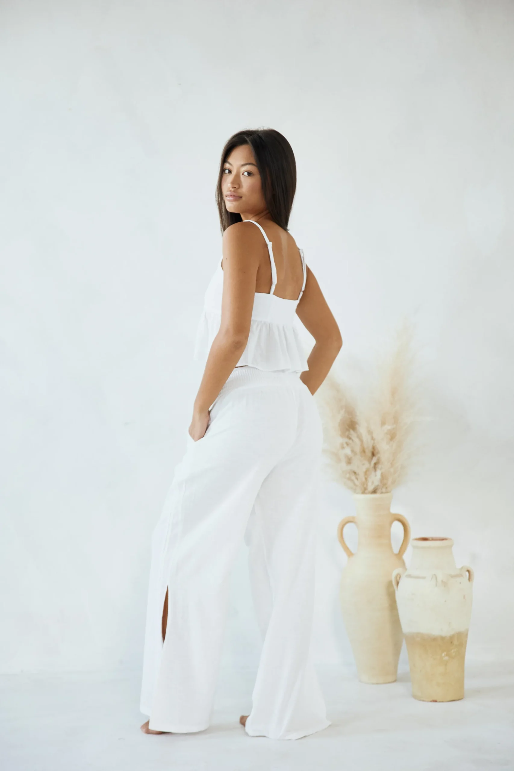 Viola Top|Blanco By Nature Hot