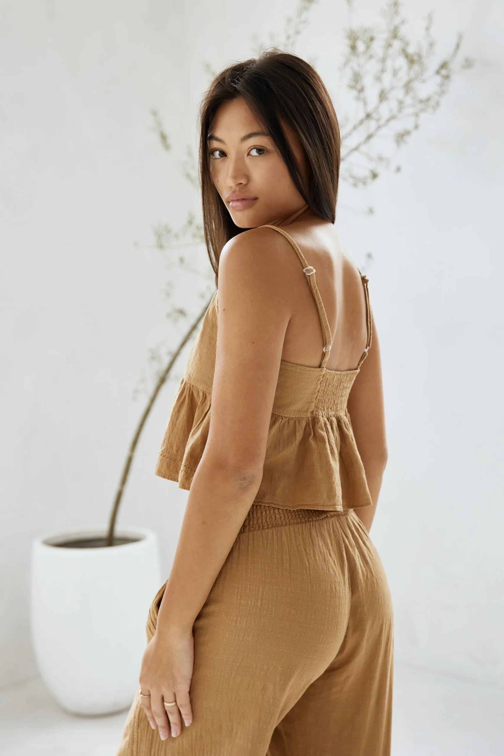 Viola Top|Blanco By Nature Hot