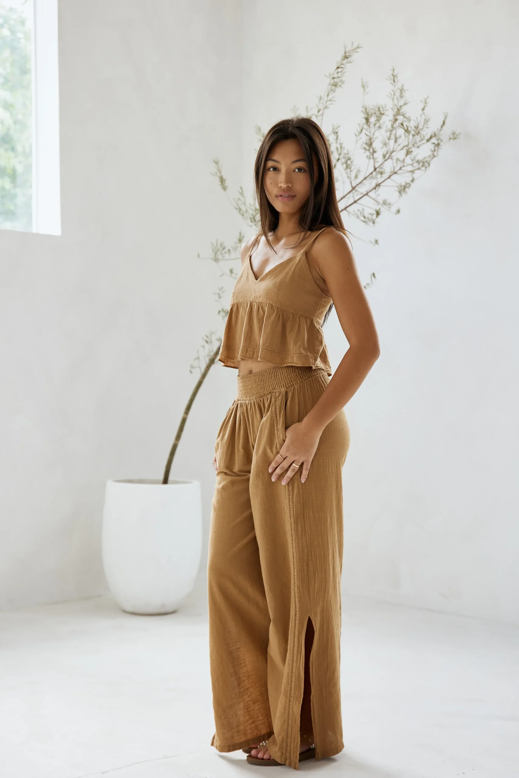 Viola Top|Blanco By Nature Hot