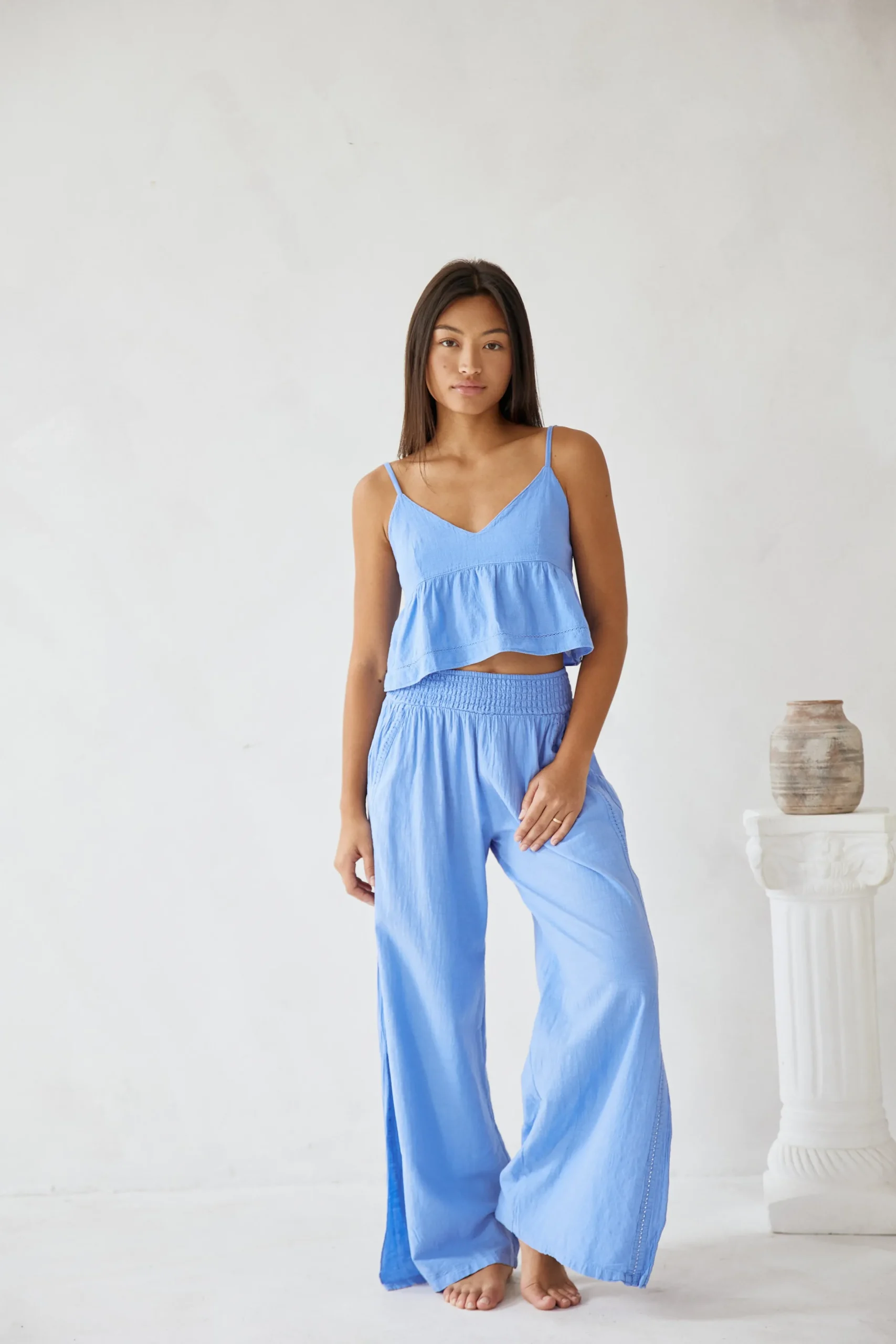 Viola Top|Blanco By Nature Hot