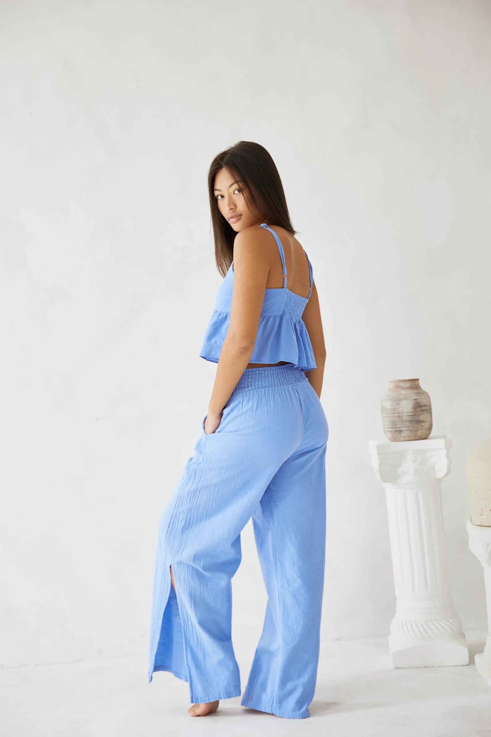 Viola Top|Blanco By Nature Hot